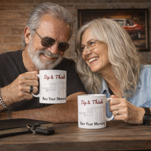 Muscle Cars der 60er & 70er Kreuzworträtsel Kaffeetasse