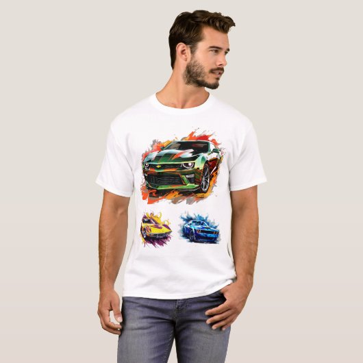 Muscle Cars T-Shirt (Vorne ganz)