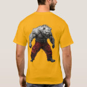 Muscle Castor 🦫 intensive Design T-Shirt (Rückseite)