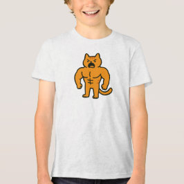 Muscle Cat Tri-Blend Shirt