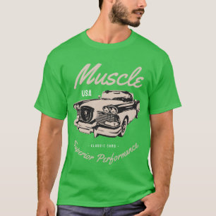 Muscle Classic Vintage Auto Vater Opa Geschenkidee T-Shirt