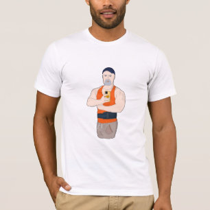 Muscle Daddy macht Selbstgefühl im Fitnessraum T-Shirt