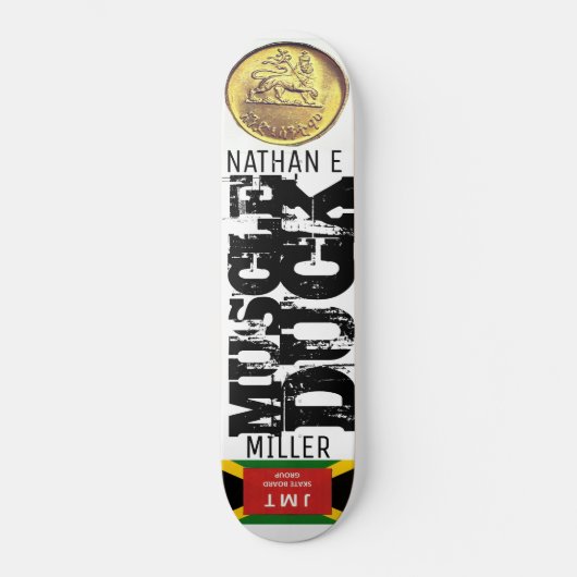 MUSCLE DUCK Skateboard (Vorderseite)