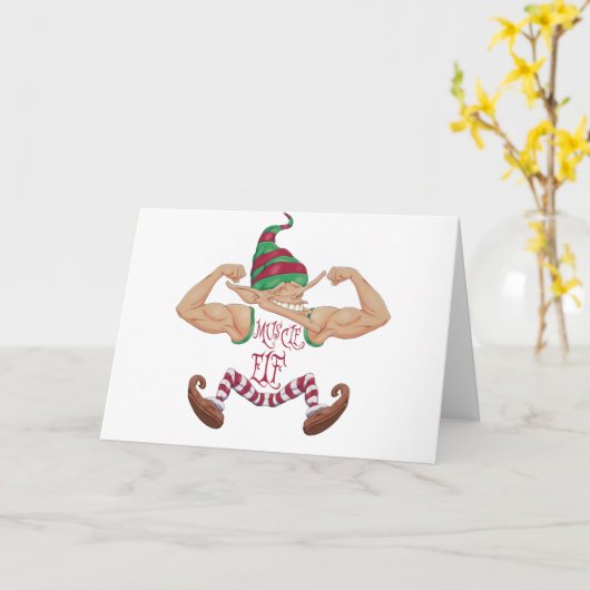Muscle Elf Karte (Gelbe Blume)