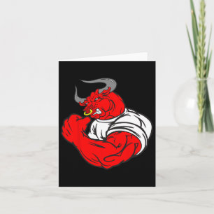 Muscle Gym Bull Deadlift Spaß Weightlift W Karte