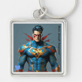 "Muscle Marvels: Superhero Creator" Schlüsselanhänger (Vorne)