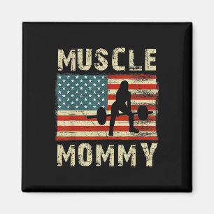 Muscle Mommy Womens Bodybuilding Bodybuilder Weich Magnet