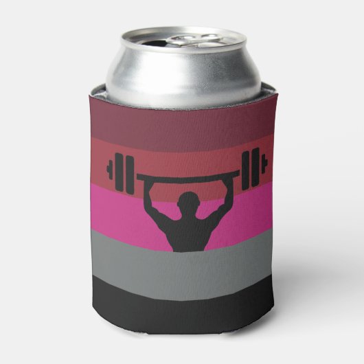 MUSCLE PRIDE FLAG DOSENKÜHLER (Kanne Vorderseite)