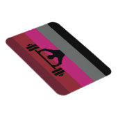 MUSCLE PRIDE FLAG MAGNET (Rechte Seite)
