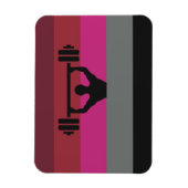 MUSCLE PRIDE FLAG MAGNET (Vertikal)