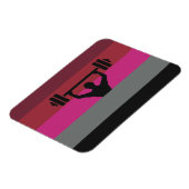 MUSCLE PRIDE FLAG MAGNET (Linke Seite)