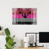 MUSCLE PRIDE FLAG POSTER (Heimbüro)