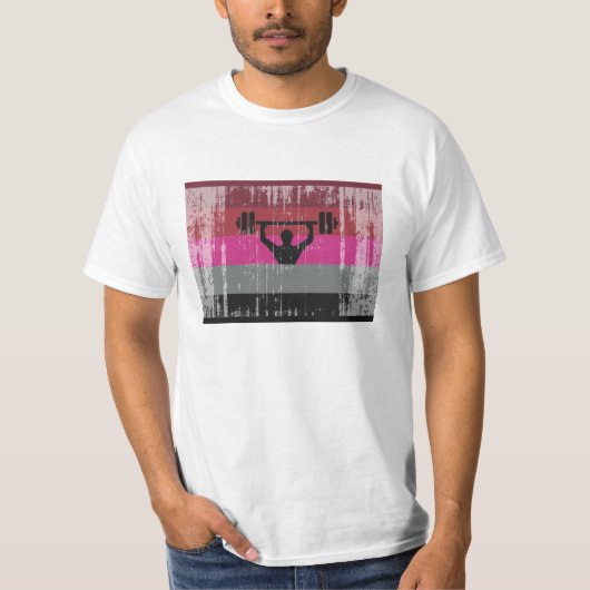MUSCLE PRIDE FLAG T-Shirt (Vorderseite)