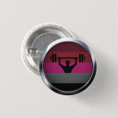 MUSCLE PRIDE MEDALLION BUTTON (Vorne & Hinten)