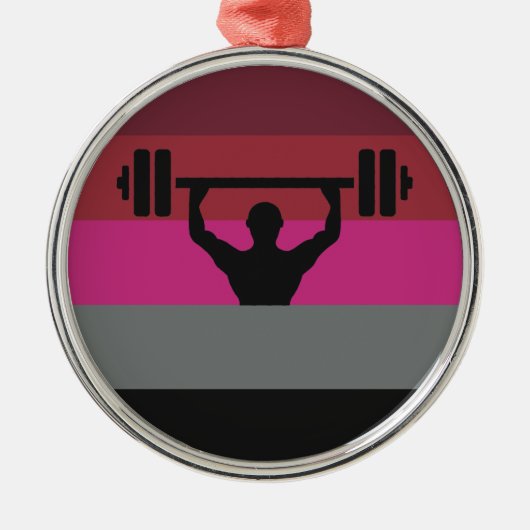 MUSCLE PRIDE ORNAMENT AUS METALL (Vorne)