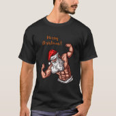 muscle santa gym merry christmas Classic T-Shirt (Vorderseite)
