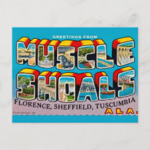 Muscle Shoals AL Retro Gruß
