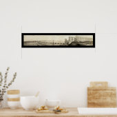 Muscle Shoals Dam Foto 1926 Poster (Küche)