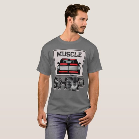 Muscle Shop Car Culture T-Shirt (Vorne ganz)