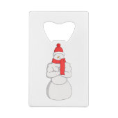 Muscle Snowman Geldbeutel Flaschenöffner (Rückseite)