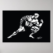 Muscle Tattoo Bodybuilder Poster (Vorne)