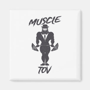 Muscle Tov Gewichtheben Bodybuilding jüdischer Rab Magnet