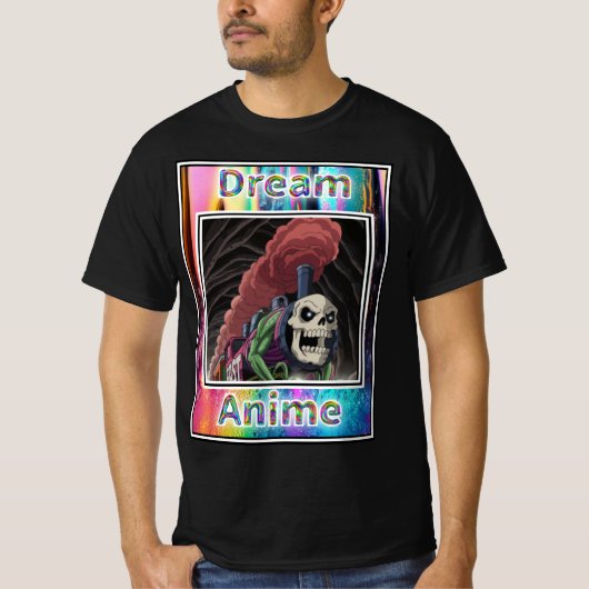 Muscle Train Dream Anime T-Shirt (Vorderseite)