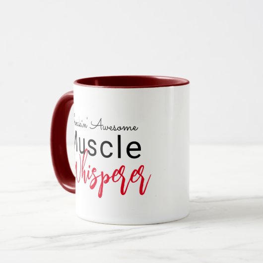 Muscle Whisperer Doktor Pun Funny Geschenkidee Tas Tasse (Vorderseite Links)