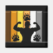 Musclebear Pride Magnet (Vorne)
