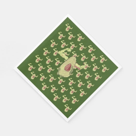 Muscled Avocado Serviette (Ecke)