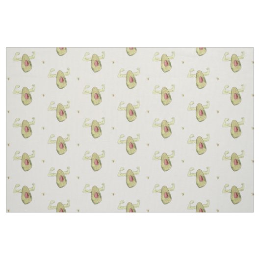 Muscled Avocado Stoff (Fat Quarter (45,7 x 55,9 cm))
