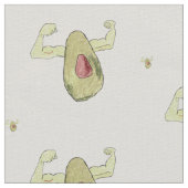 Muscled Avocado Stoff (Nahaufnahme)
