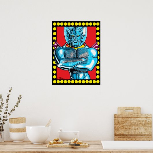 Musclemen aus Mars™: Mermaster™ Poster (Küche)