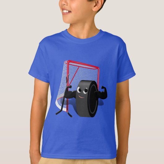 Muscles on Hockey Puck T-Shirt (Vorderseite)