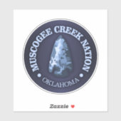 Muscogee Creek Nation (Arrowhead) Aufkleber (Blatt)