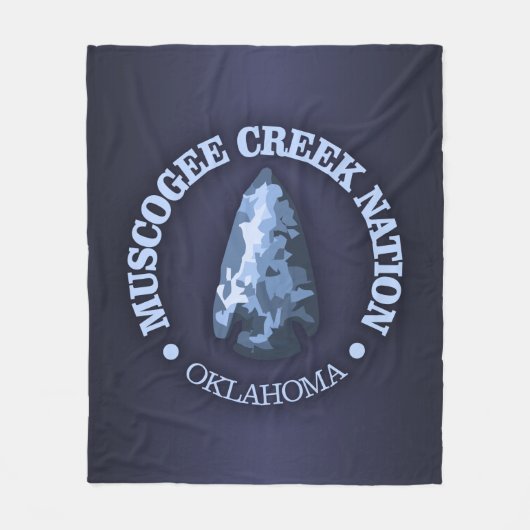Muscogee Creek Nation (Arrowhead) Fleecedecke (Vorderseite)