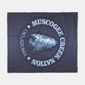 Muscogee Creek Nation (Arrowhead) Fleecedecke (Vorderseite (Horizontal))