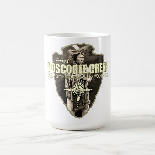 Muscogee Creek (Pfeilspitzen) Kaffeetasse (Mittel)