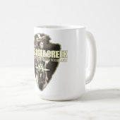 Muscogee Creek (Pfeilspitzen) Kaffeetasse (VorderseiteRechts)