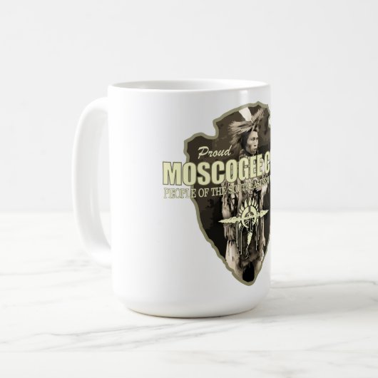 Muscogee Creek (Pfeilspitzen) Kaffeetasse (Vorderseite Links)