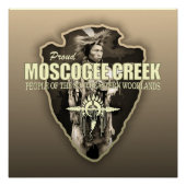 Muscogee Creek (Pfeilspitzen) Poster (Vorderseite)