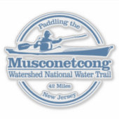 Musconetcong River (SK) Aufkleber (Vorderseite)