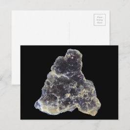 Muscovite Mica Mineral Rock Nature Fotografy vb Postkarte