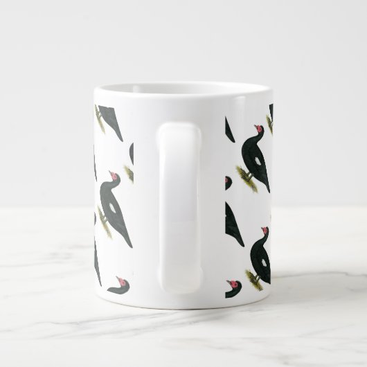 Muscovy Black Drake Jumbo-Tasse (Rückseite)