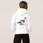 Muscovy Black Pied Drake Hoodie (Schwarz voll)