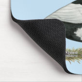 Muscovy Black Pied Drake Mousepad (Ecke)