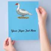 Muscovy Blue Pied Duck Flyer (Hand)