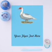 Muscovy Blue Pied Duck Flyer (Einzeln)