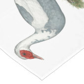Muscovy Blue Pied Duck Kurzer Tischläufer (Ecke)