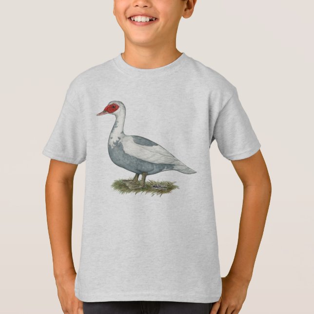 Muscovy Blue Pied Duck T-Shirt (Vorderseite)